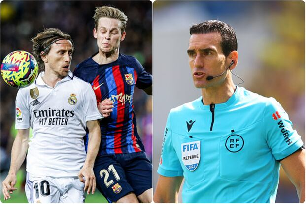 Juan Martínez Munuera será el árbitro de la final de la Supercopa de España entre Real Madrid y Barcelona. (Foto: Getty Images)