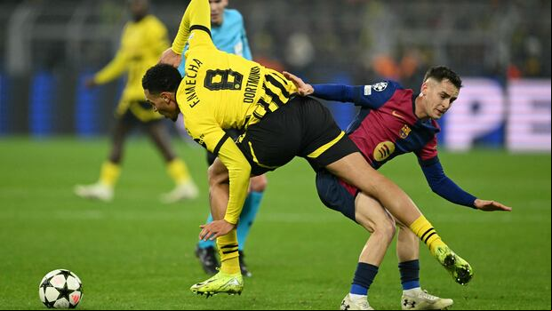 El FC Barcelona se enfrenta al Borussia Dortmund en un partido clave de los cuartos de final de la Champions League 2025. (Foto: AFP)