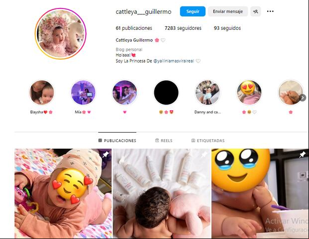 Yailin La Más Viral cambió los apellidos de Cattleya en redes sociales (Foto: Cattleya Guillermo / Instagram)