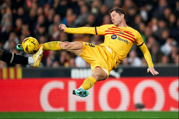 Robert Lewandowski llegó al Barcelona en 2022 desde el Bayern Munich. (Foto: Getty Images)
