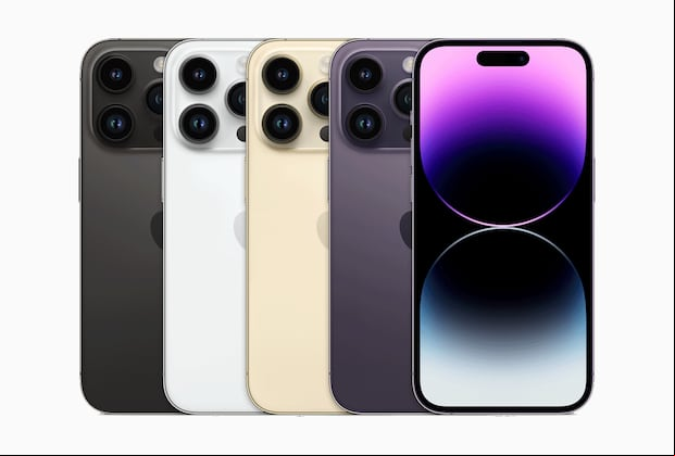 El iPhone 14 Pro tiene casi similar diseño, mas no cuenta con botón de acción. (Foto: Apple)