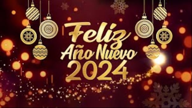 Imágenes con frases para la celebración del Año Nuevo 2024. (Foto: Internet)