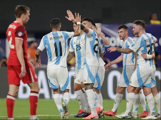 Argentina volvió a su mejor nivel en el triunfo por 2-0 sobre Canadá. (Foto: Argentina)