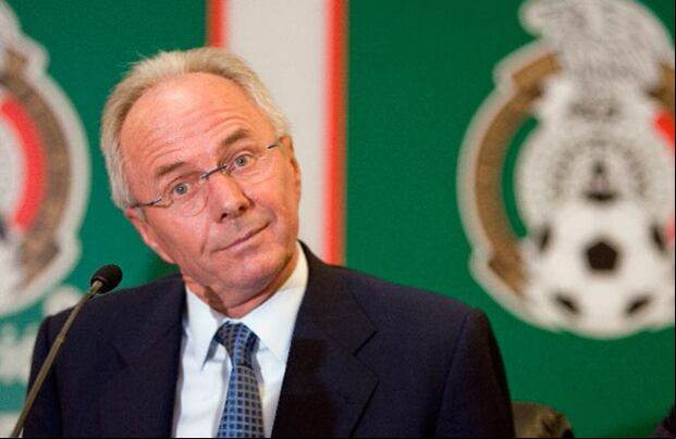Sven-Goran Eriksson siendo DT de México. (Foto: AFP)