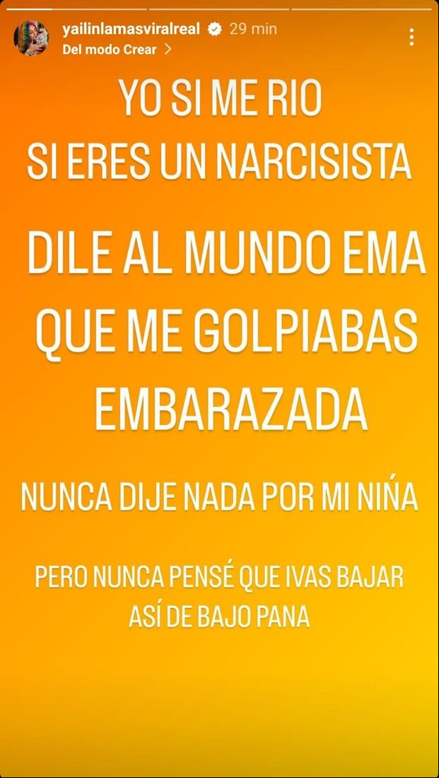 Yailin La Más Viral acusó a Anuel AA de violencia física y ser un mal padre (Foto: Yailin La Más Viral / Instagram)