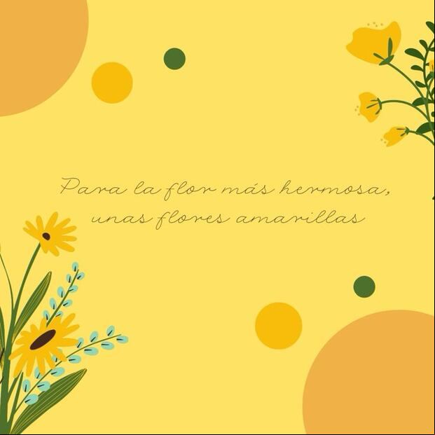Imágenes de flores amarillas para compartir este 21 de marzo en redes sociales (Foto: Pinterest).
