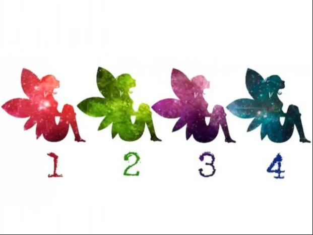 TEST VISUAL | Esta imagen te muestra cuatro hadas. Tienes que elegir una. (Foto: namastest.net)