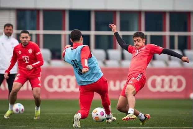 Matteo Pérez Vinlöf entrenó con el primer equipo del Bayern Múnich. (Foto: Difusión)