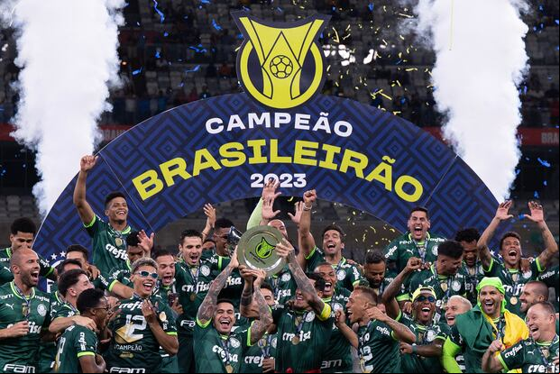 Palmeiras, el último campeón del Brasileirao. (Foto: AFP)