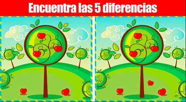 Reto visual: encuentra las 5 diferencias en 12 segundos, el 90% no puede hacerlo (Foto: Depor)
