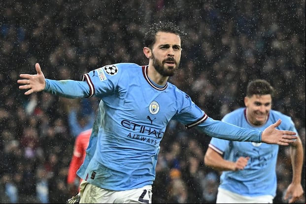 Bernardo Silva se lesionó ante Estrella Roja. (Foto: AFP)