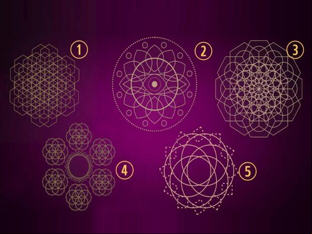 TEST VISUAL | Esta imagen te muestra cinco símbolos. Debes quedarte con uno. (Foto: namastest.net)