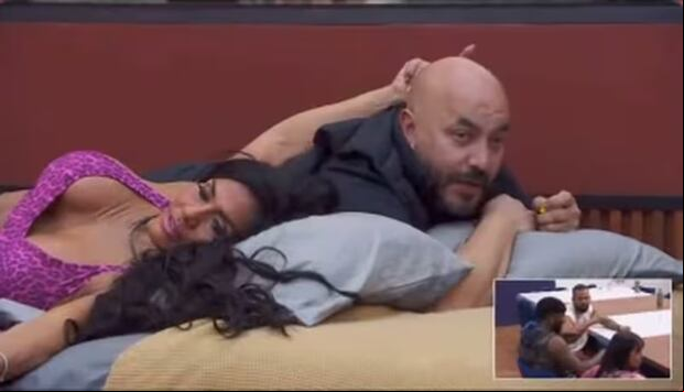 Lupillo Rivera y Maripily Rivera se mostraron muy cercanos en "La Casa de los Famosos 4" (Foto: Telemundo)