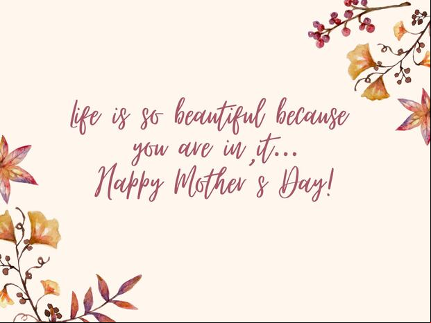 Life is so beautiful because you are in it..... Happy Mother’s Day! | Photo by Canva / Depor Composition