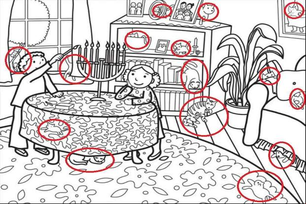 ¿Viste 15 gatos en 11 segundos? Esta imagen resalta a todos. (foto: Playbuzz)