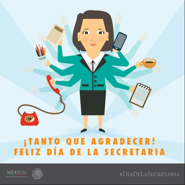 El Día de la Secretaria se celebra el 26 de abril en varios países del mundo. (Foto: Pinterest).