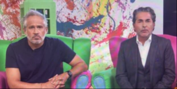 Arath de la Torres y Raúl Araiza comunicaron el deceso del doctor (Foto: Las Estrellas)