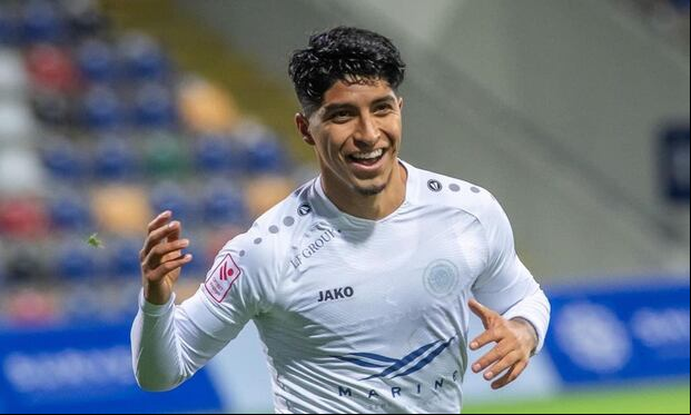 Luis Iberico es el delantero de Riga FC de Letonia. (Foto: Riga FC)