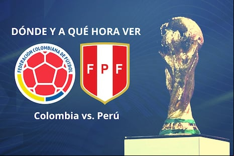A qué hora y qué canal transmite el Colombia vs. Perú EN VIVO, fecha 15 de las Eliminatorias