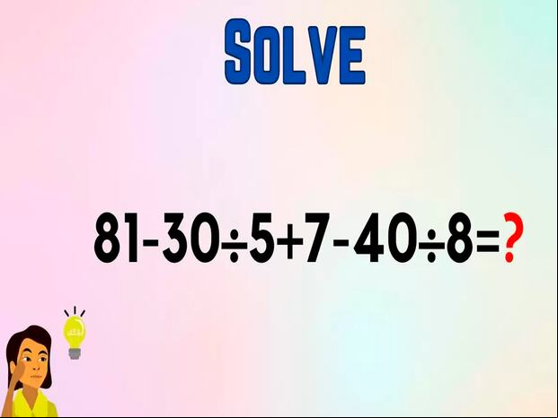 Mira con mucha atención la ecuación del reto matemático y trata de obtener la solución en el tiempo determinado.| Foto: fresherslive