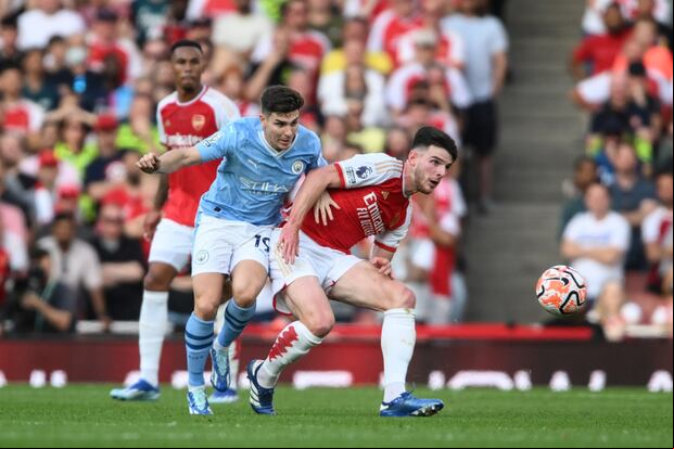 Manchester City vs. Arsenal por la Premier League. (Foto: EFE)