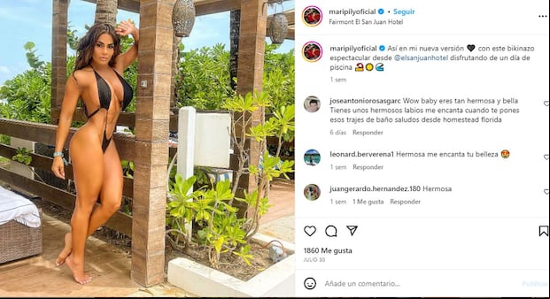 La portorriqueña suele mostrar cotidianamente sus curvas (Foto: Maripily Rivera / Instagram)