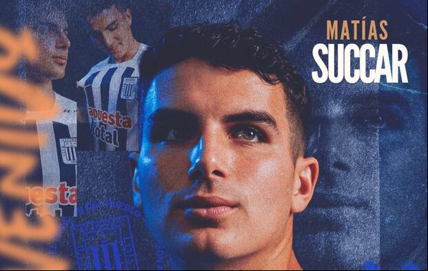 Matías Succar llegó a Alianza Lima en julio del año pasado. (Foto: Alianza Lima)