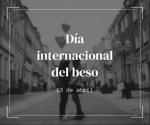 Día Internacional del Beso. (Foto: Canva)