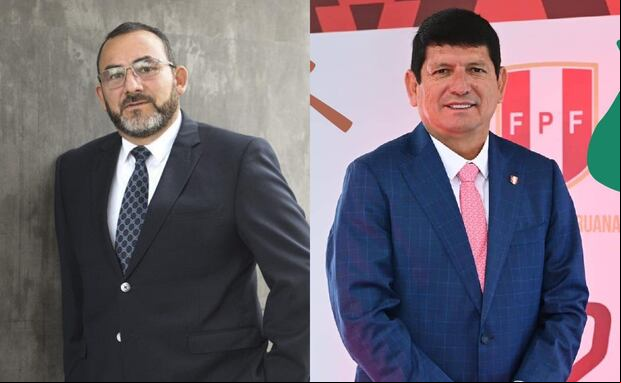 El abogado Julio García explicó situación de la FPF, tras detención de Agustín Lozano. (Foto: Composición)