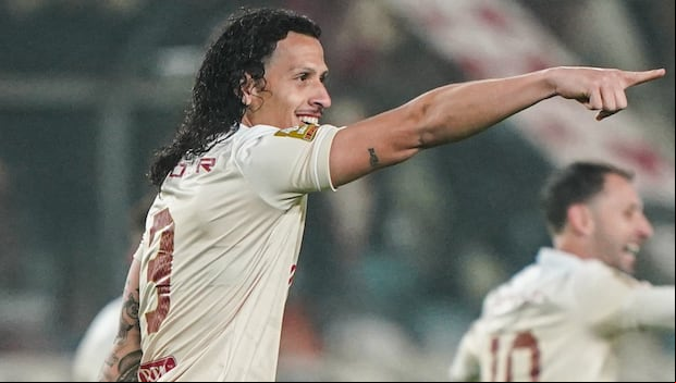 Williams Riveros marcó el único tanto de Universitario ante César Vallejo. (Foto: Liga 1)