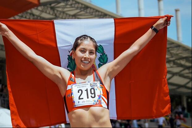 Anita logró la primera medalla de oro para Perú. (Foto: Atletismo Sudamericano)