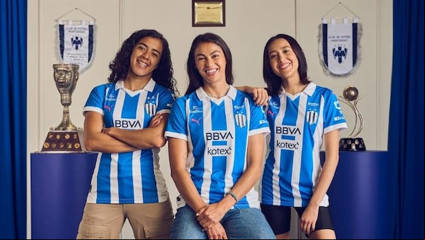 Monterrey presentó su nuevo uniforme para el Torneo Apertura 2023 (Foto: Agencias).