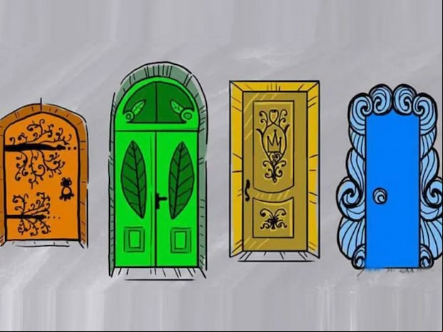 TEST VISUAL | Esta imagen te muestra cuatro puertas diferentes. Escoge una. (Foto: namastest.net)