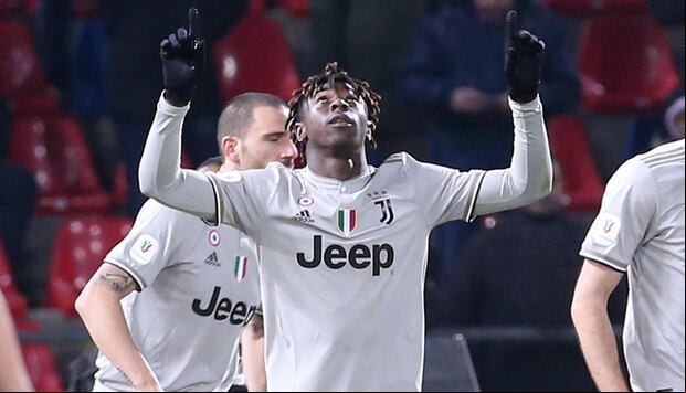 Moise Kean marcó el 2-0 a los 49 | Fotos: EFE