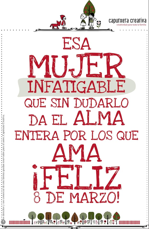 Día de la Mujer 2022: frases, poemas y tarjetas para compartir por WhatApp, Facebook y redes sociales (Foto: Internet).