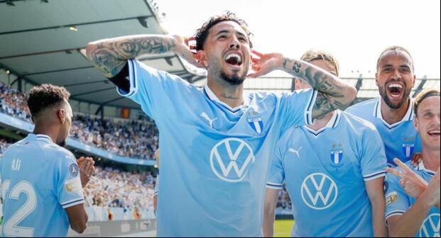 Sergio Peña llegó al Malmö en la temporada 2021. (Foto: Malmö)