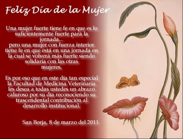 Día de la Mujer 2022: frases, poemas y tarjetas para compartir por WhatApp, Facebook y redes sociales (Foto: Internet).