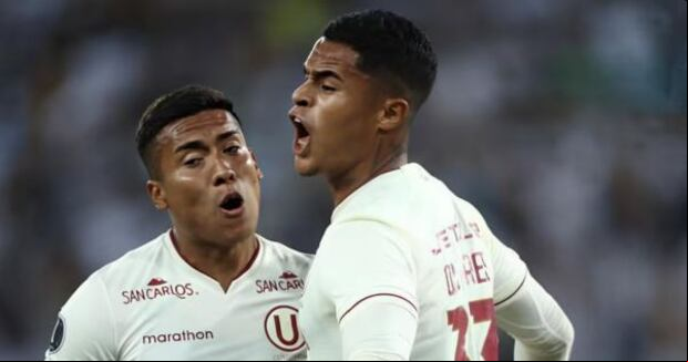 Christopher Olivares ingresó sobre el final del partido y marcó el descuento en la derrota de Universitario 3-1 ante Botafogo por Copa Libertadores.
