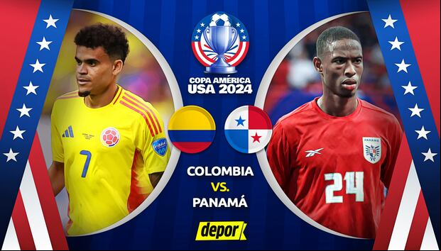 Colombia vs. Panamá juegan por la Copa América. (Diseño: Depor)