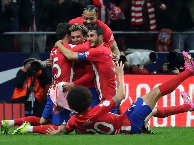 Atlético de Madrid venció a Real Madrid y se metió a los cuartos de final de la Copa del Rey. (Foto: AFP)