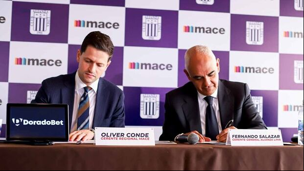 Alianza Lima firmó un convenio estratégico con Mace Group en septiembre del 2022. (Foto: Alianza Lima)