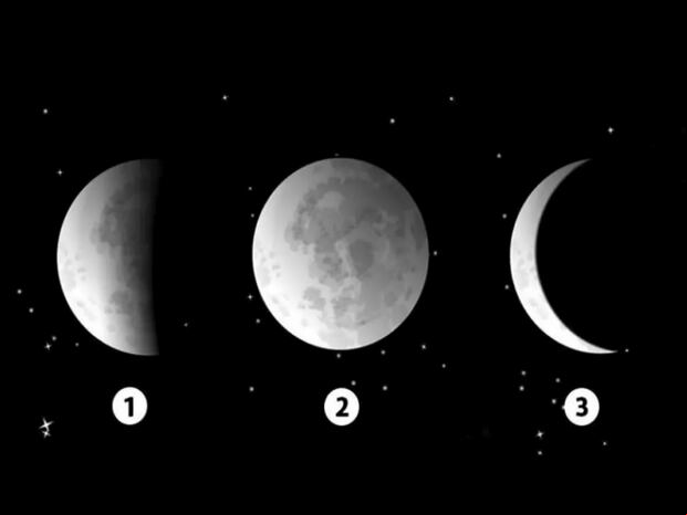 TEST VISUAL | Esta imagen te muestra tres fases de Luna. (Foto: namastest.net)