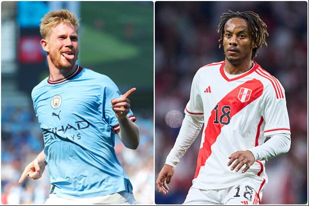 El equipo del peruano André Carrillo tienta a Kevin de Bruyne del Manchester City. (Foto: Getty Images)