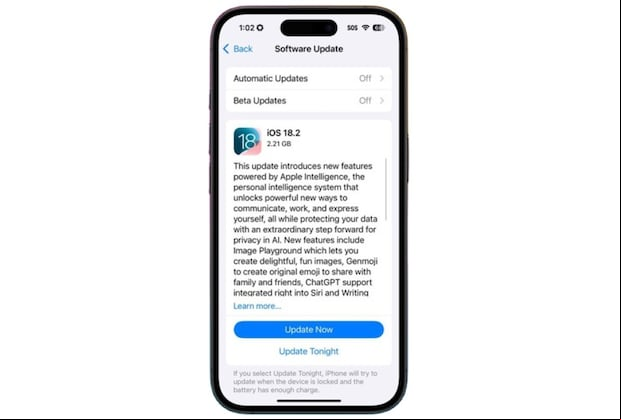 Apple liberó la actualización de iOS 18.2. (Foto: Mag)