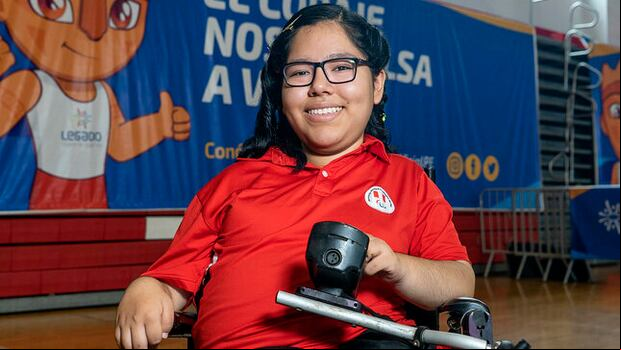 Niurka Callupe, participa en la disciplina de boccia. (Foto: Difusión)