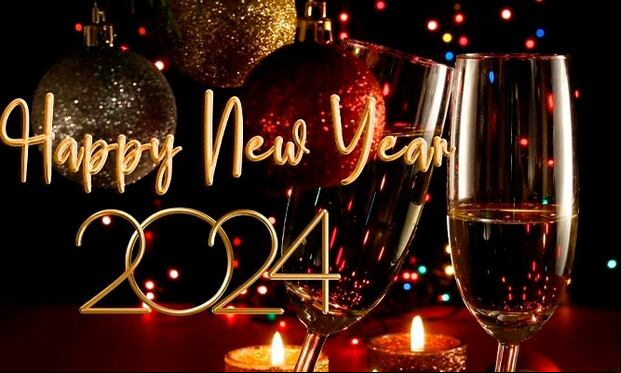Imágenes con frases para la celebración del Año Nuevo 2024. (Foto: Internet)