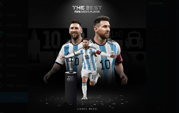 Lionel Messi fue el ganador de los premios The Best 2023. (Foto: FIFA)