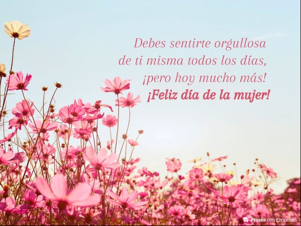 Frases, cartas y tarjetas que puedes enviar hoy, 8 de marzo, por el Día de la Mujer. (Foto: Frases de emoción)