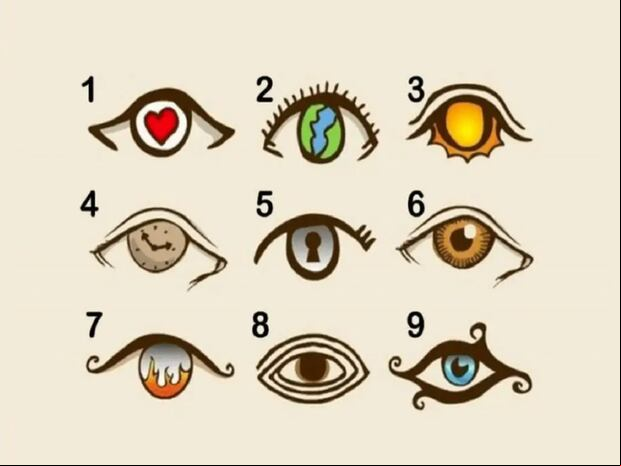 TEST VISUAL | Esta imagen te muestra nueve ojos. Tienes que elegir uno. (Foto: namastest.net)