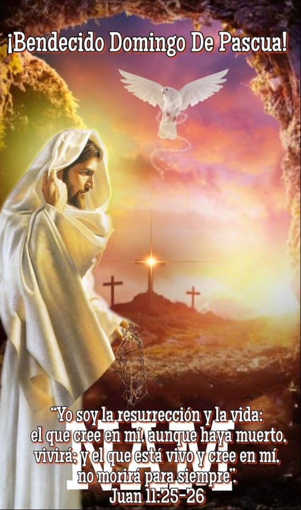 Imágenes del Domingo de Pascua 2024: frases y mensajes para compartir en WhatsApp (Foto: Internet)